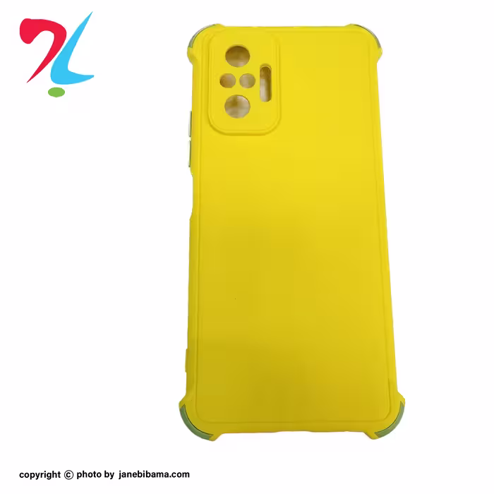 قاب TPU محافظ لنز دار شمعی مناسب برای شیائومی REDMI NOTE 10 PRO 4G-رنگ زرد