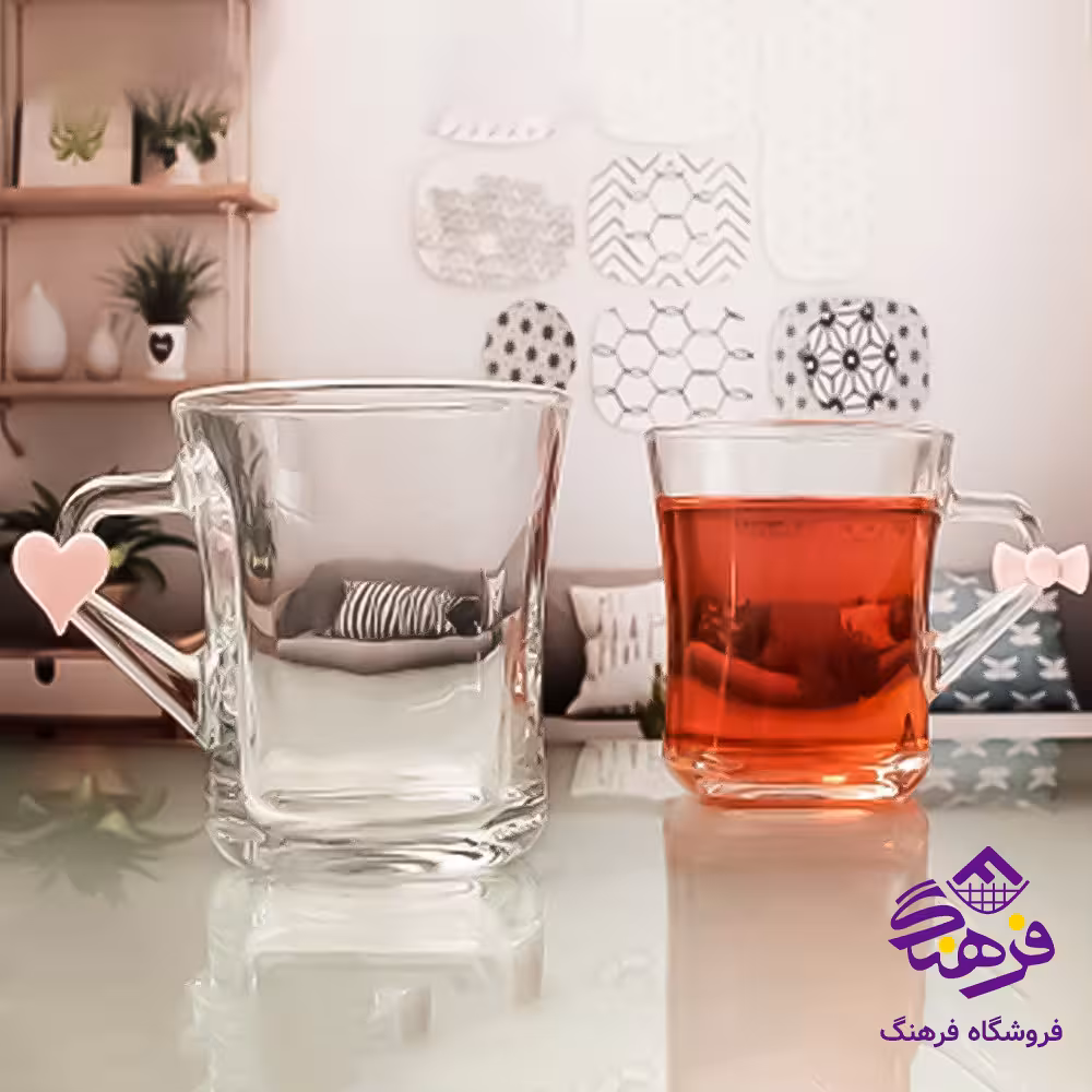 نیم لیوان سالینا دسته دار کادو کاوه (6دک)