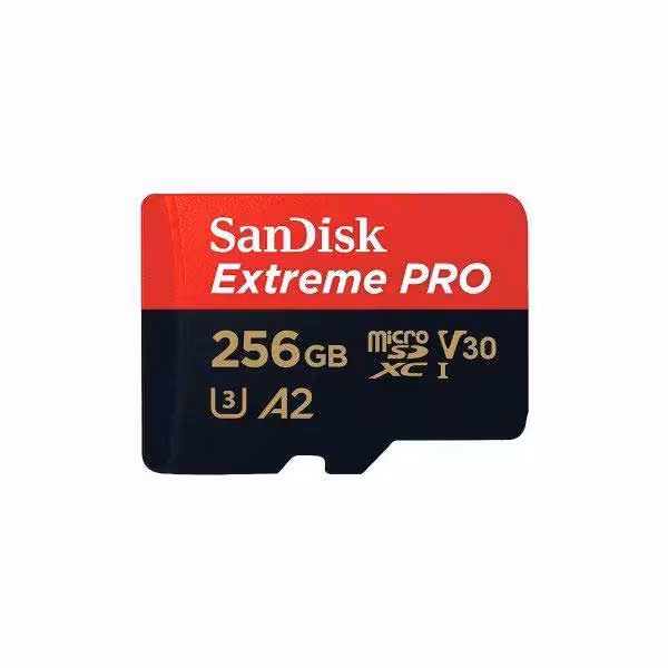 کارت حافظه microSDHC سندیسک مدل Extreme Pro V30 با ظرفیت 256گیگابایت استاندارد UHS-I U3