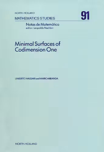 خرید و دانلود نسخه کامل کتاب Minimal Surfaces of Codimension One