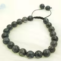 دستبند سنگ آیولیت طبیعی
سنگ فراست و بصیرت درونی
کد 242
سایز 8 