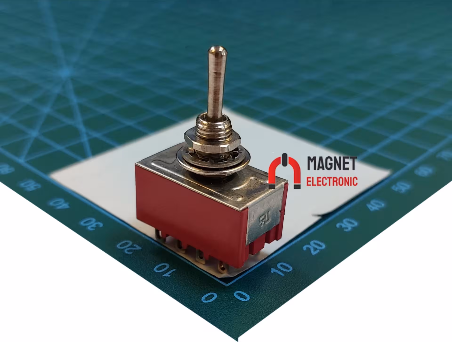 کلید کلنگی MTS-403 ON-OFF-ON-RED TOGGLE SWITCH