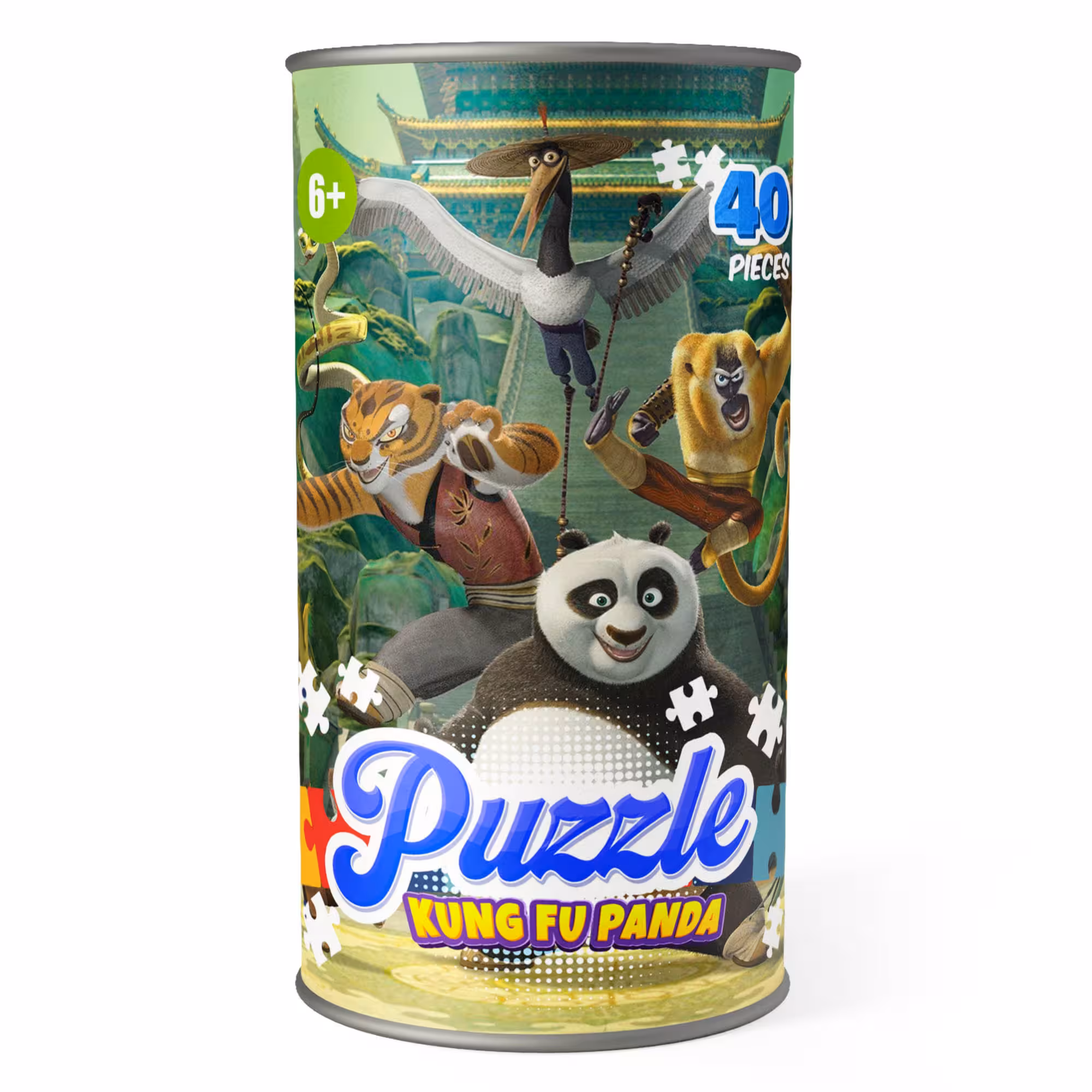 پازل 40 تکه کارتون پاندای کونگ فو کار