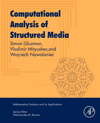 خرید و دانلود نسخه کامل کتاب Computational analysis of structured media
