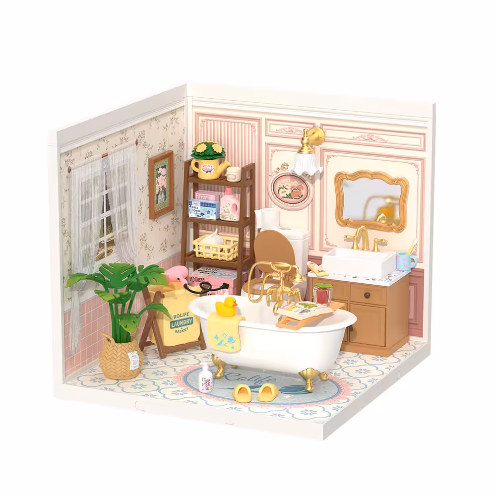 ساختنی مینیاتوری رولایف مدل حمام فانتزی DW014B