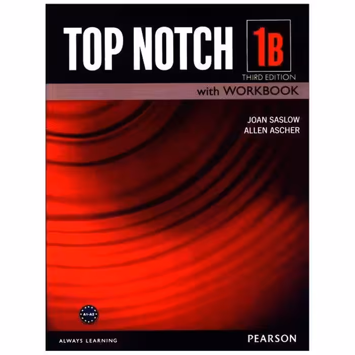 کتاب top notch 1b اثر JOAN SASLOW and ALLEN ASCHER نشر ابداع