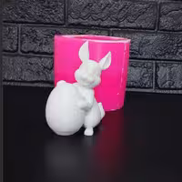 قالب سیلیکونی خرگوش تخم مرغ به دست