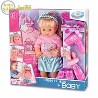 عروسک وارم بیبی مدل Warm Baby Pretty Hair Baby