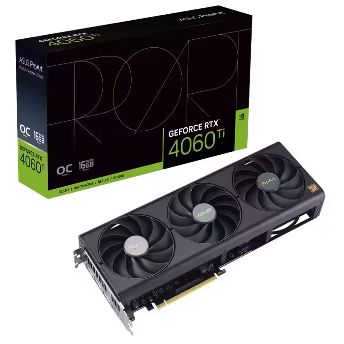کارت گرافیک  ایسوس مدل ProArt GeForce RTX™ 4060 Ti OC edition حافظه 16 گیگابایت