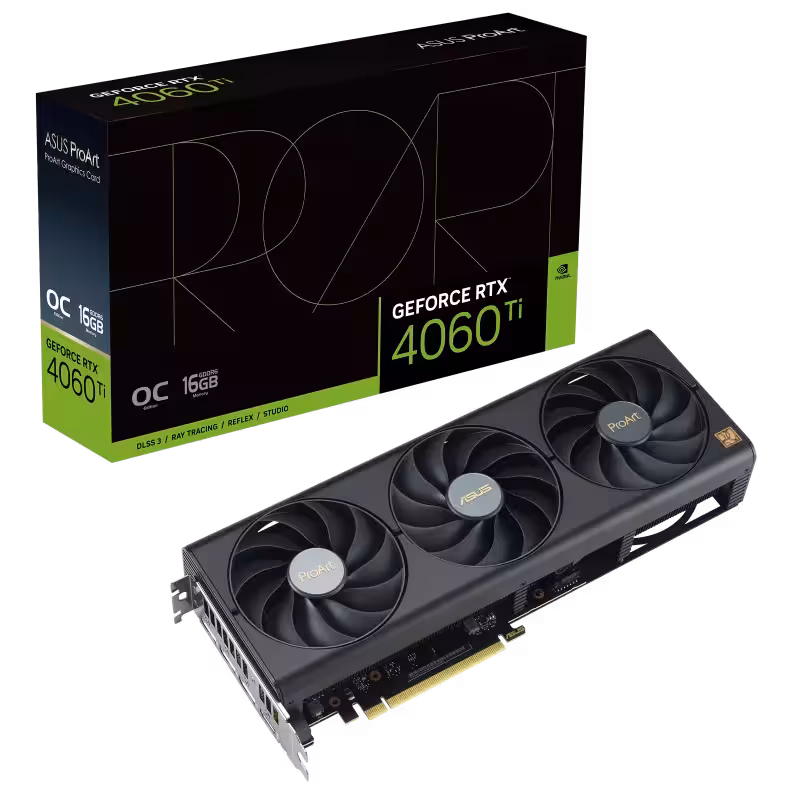 کارت گرافیک  ایسوس مدل ProArt GeForce RTX™ 4060 Ti OC edition حافظه 16 گیگابایت