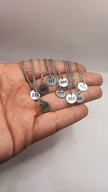 گردنبنداعداد فرشتگان(جذب شانس)