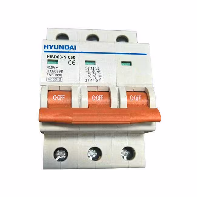 فیوز مینیاتوری سه فاز 25 آمپر هیوندای مدل C25