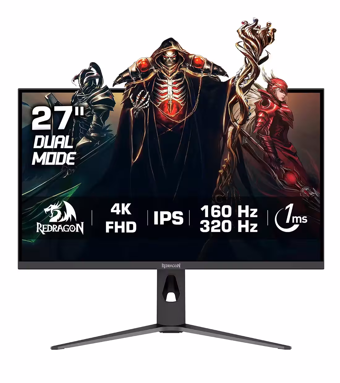مانیتور ردراگون  REDRAGON GMU2781SUC DUAL MODE – 27″ 4K 320Hz/160Hz VA