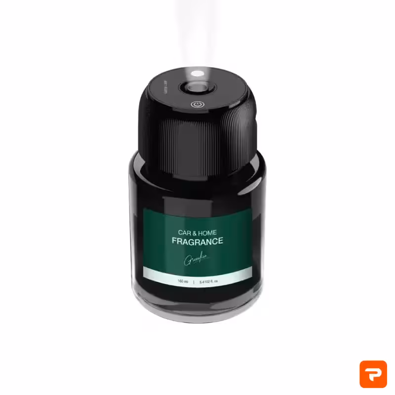 دستگاه خوشبوکننده گرین لاین 160 میلی‌لیتری – رنگ مشکی   شیشه اضافه