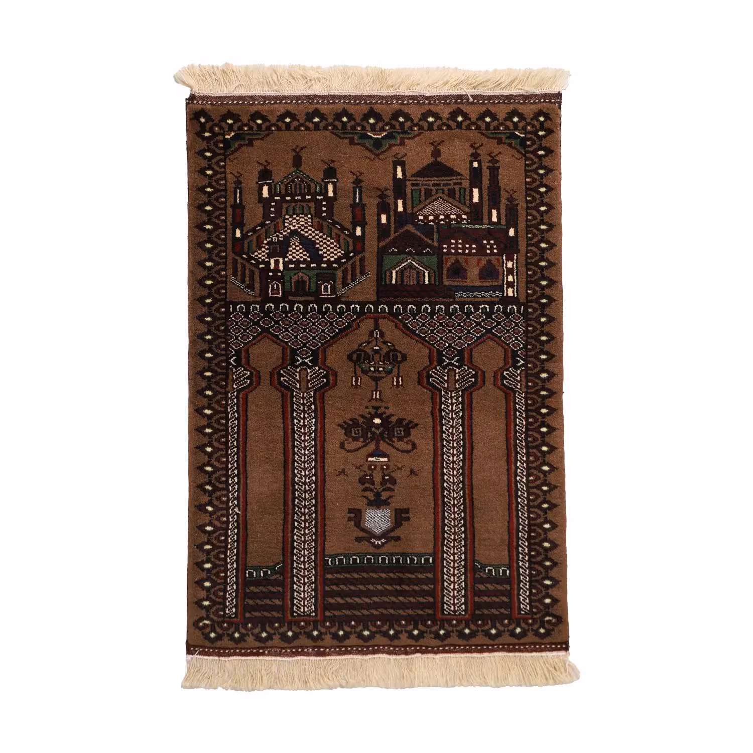 فرش قدیمی دستباف یک متری کد 4030411