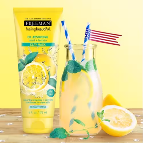 ماسک صورت خاک رسی نعناع و لیمو فریمن 175 میل
