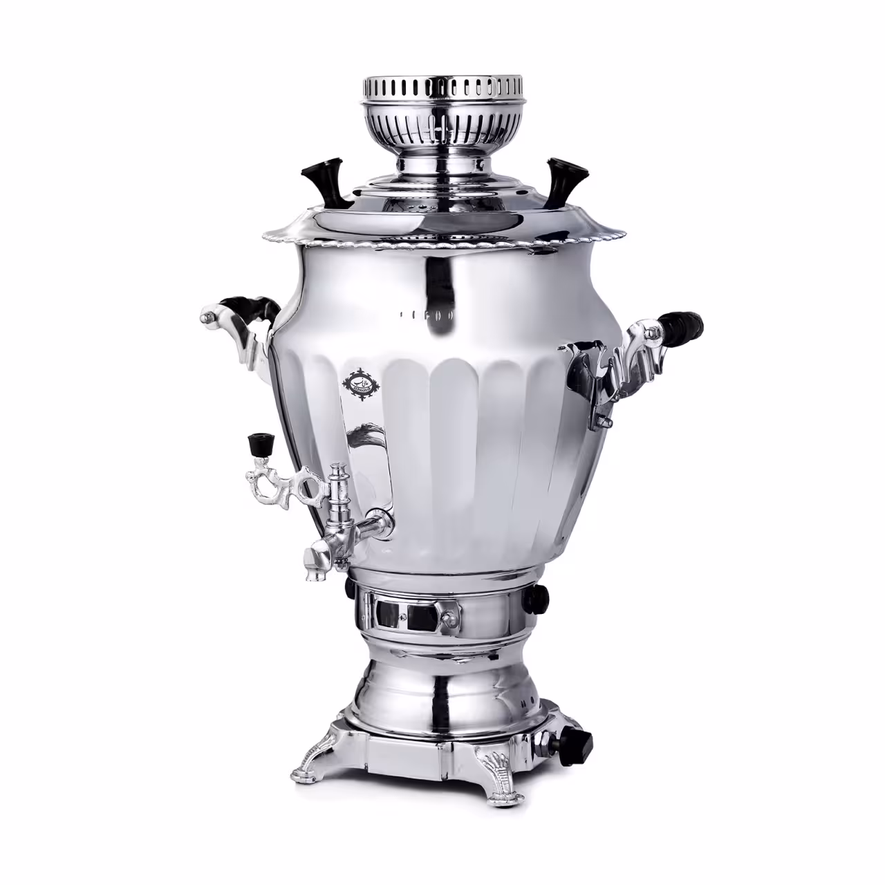 سماور گازسوز ترموکوبل دار عالی نسب مدل نگین سیمین E220