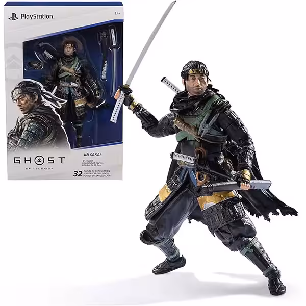 اکشن فیگور گوست تسوشیما Ghost of Tsushima سری PES 5 برند Spin master