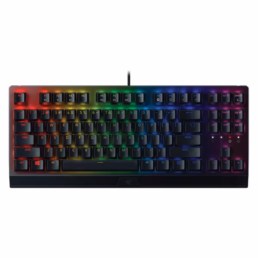 کیبورد گیمینگ ریزر BlackWidow V3 TKL Yellow Switch