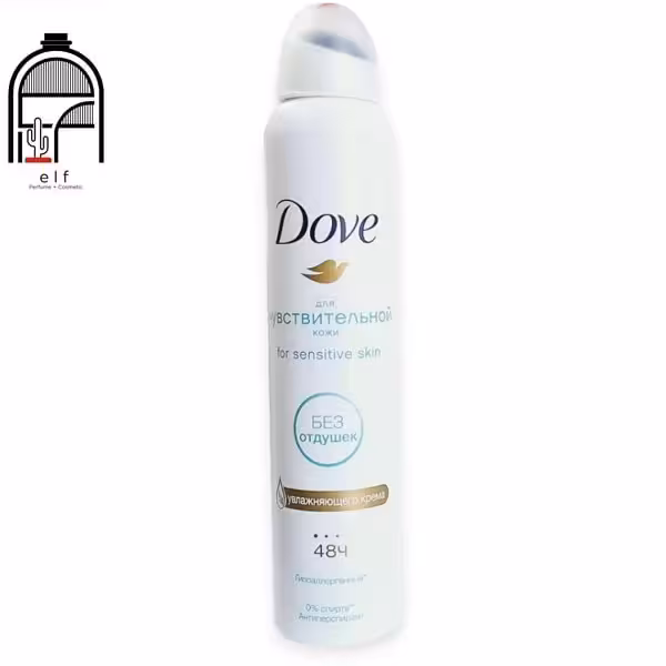 اسپری ضد تعریق 48 ساعته داو مدل Sensitive Skin حجم 200 میلی لیتر