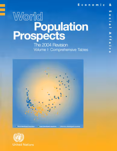 خرید و دانلود نسخه کامل کتاب World Population Prospects 2004: Comprehensive Tables