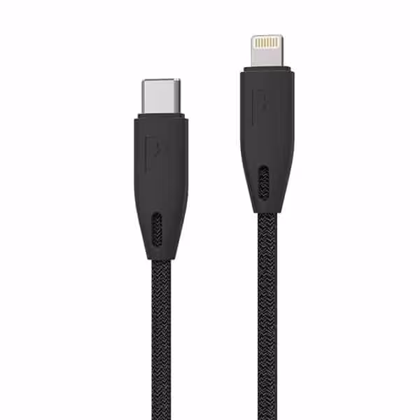 کابل تبدیل USB-C به لایتنینگ پاورولوژی مدل PCAB002-WH طول 2 متر