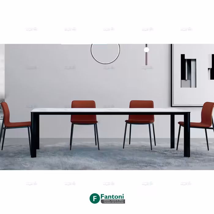 پایه میز ناهارخوری و کنفرانس مدل Liora مشکی فانتونی P112