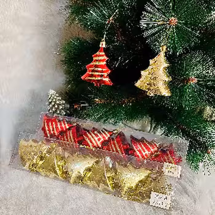 اویز طرح درخت کاج کریسمس 8 سانت کد 249