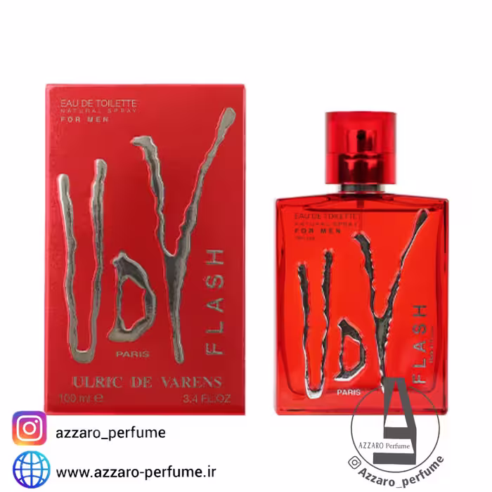 ادکلن مردانه یو دی وی UDV مدل فلش حجم 100 میل