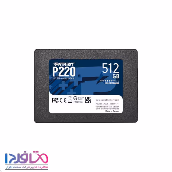 اس اس دی پاتریوت مدل P220 ظرفیت 512 گیگابایت