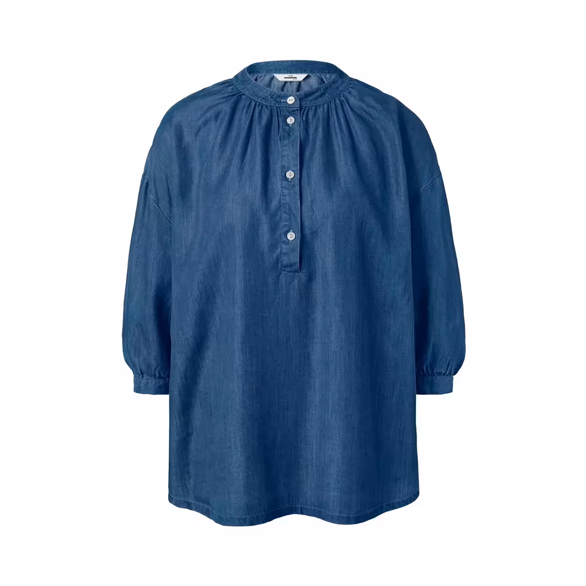 شومیز آبی با ظاهر جین زنانه چیبو