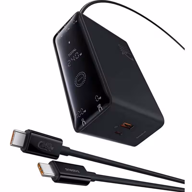 شارژر دیواری 240 وات بیسوس مدل Ultra  مشخصات، آخرین قیمت و خرید