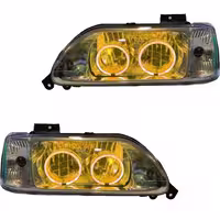 خرید چراغ جلو اسپرت پراید 131 مدرن مدل Bmw-3D انبه ای داخل فابریک بدون موتور دو عددی | اتوموبی