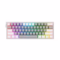 صفحه کلید باسیم ردراگون مدل Fizz K617-RGB G/W