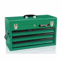 جعبه ابزار آهنی سبز 99 پارچه مدل GCAZ0038 تاپ تول Toptul