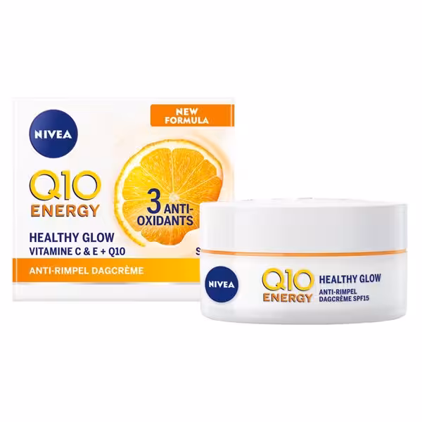 کرم ضد چروک روز نیوآ Q10 Energy با SPF15 حاوی ویتامین C و E حجم 50 میل