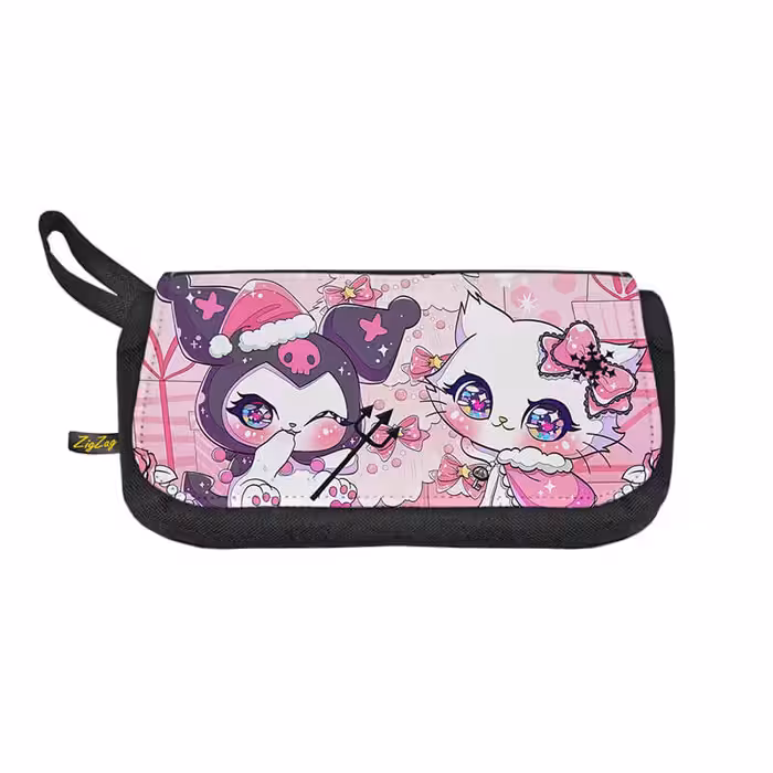 خرید و قیمت جامدادی زیگ زاگ طرح کرومی کد 6805