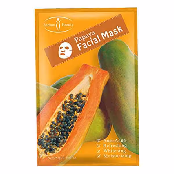 ماسک ورقه ای پاپایا آیچون بیوتی Aichun beauty papaya facial mask