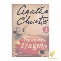 کتاب کتاب زبان انگلیسی تراژدی درسه پردهThree act tragedy- اثر Agatha Christie نشر معیار علم