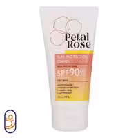 کرم ضد آفتاب بی رنگ SPF90 پوست خشک پتال رز