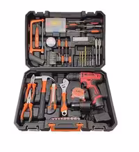 کیت دریل پیچ گوشتی شارژی ادون با ابزار مدل ED-40L-TZ