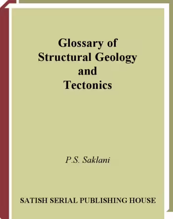 خرید و دانلود نسخه کامل کتاب Glossary of structural geology and tectonics