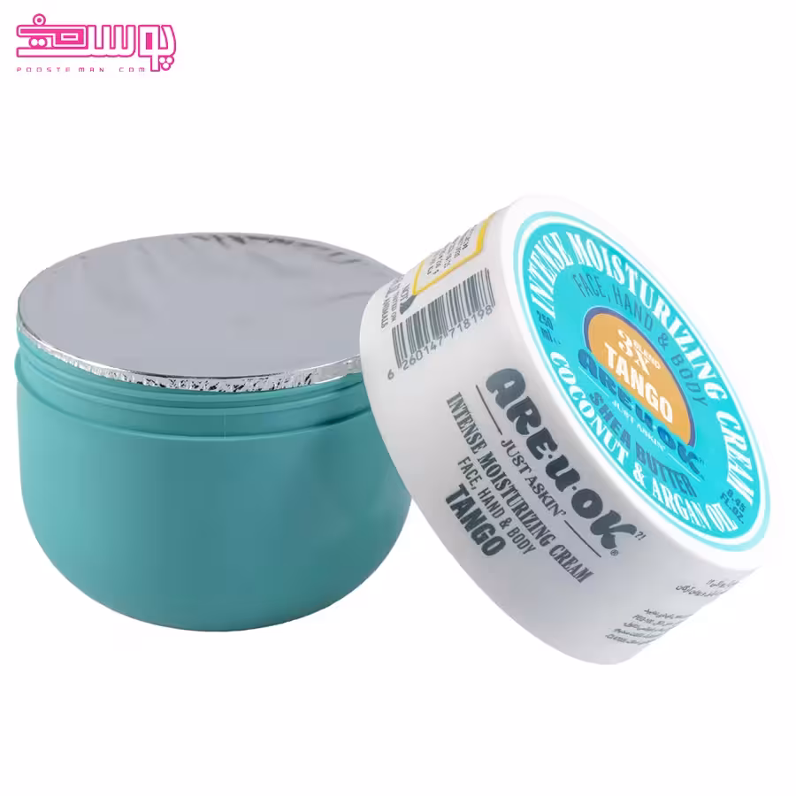 کرم مرطوب کننده آر یو اوکی مدل تانگو حجم 250ml