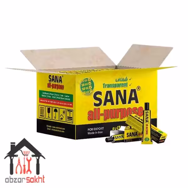 چسب همه کاره (sana) ثنا 100 سی سی 36 عددی