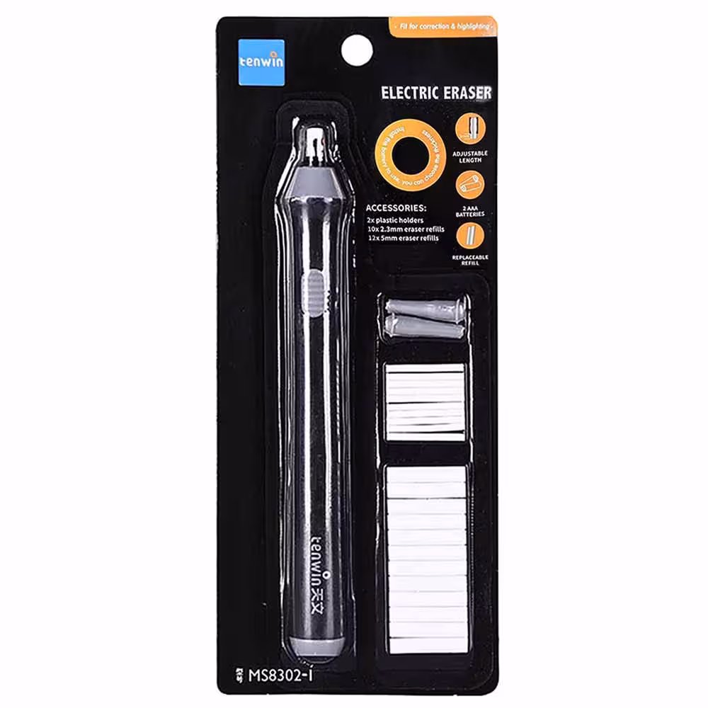 خرید پاک کن برقی بزرگ دو سر به همراه پاک کن یدک