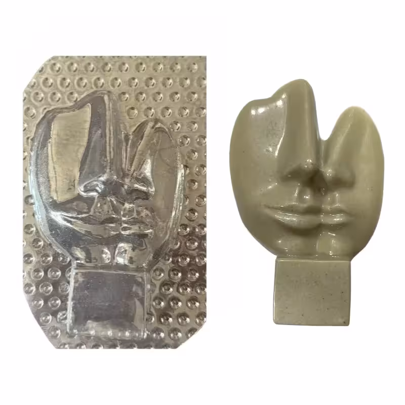 قالب طلقی کتیبه دو چهره 9 در 13.5 سانت