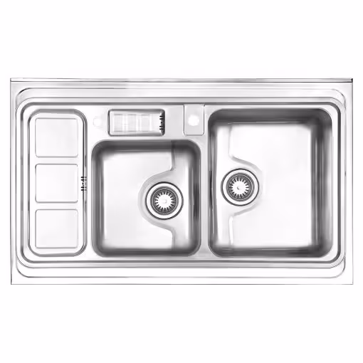 سینک ظرفشویی 813/60 _ استیل البرز/Steelalborz
