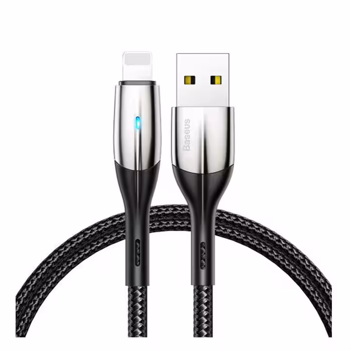 قیمت و خرید کابل تبدیل 1 متری USB به لایتنینگ بیسوس مدل Horizontal CALSP-B01 | یاس ارتباط
