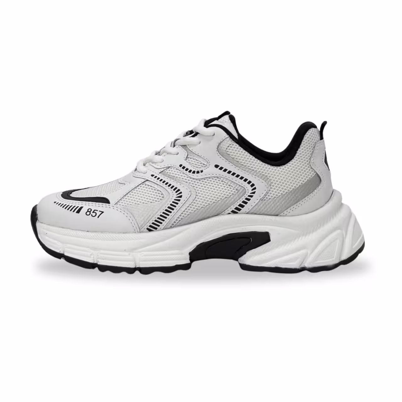 کتونی زنانه مدل بالنسیاگا رنگ سفید مشکی