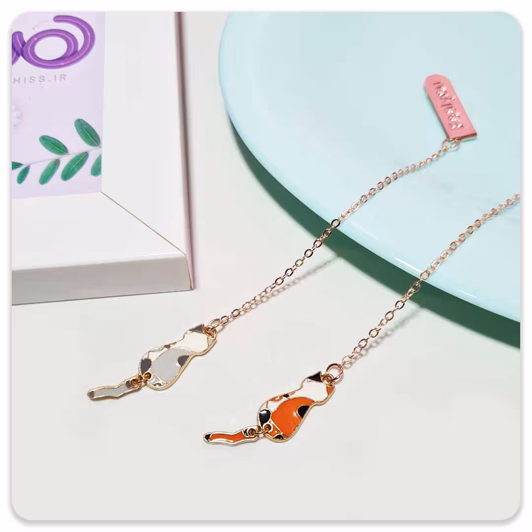 بوک مارک طرح گربه